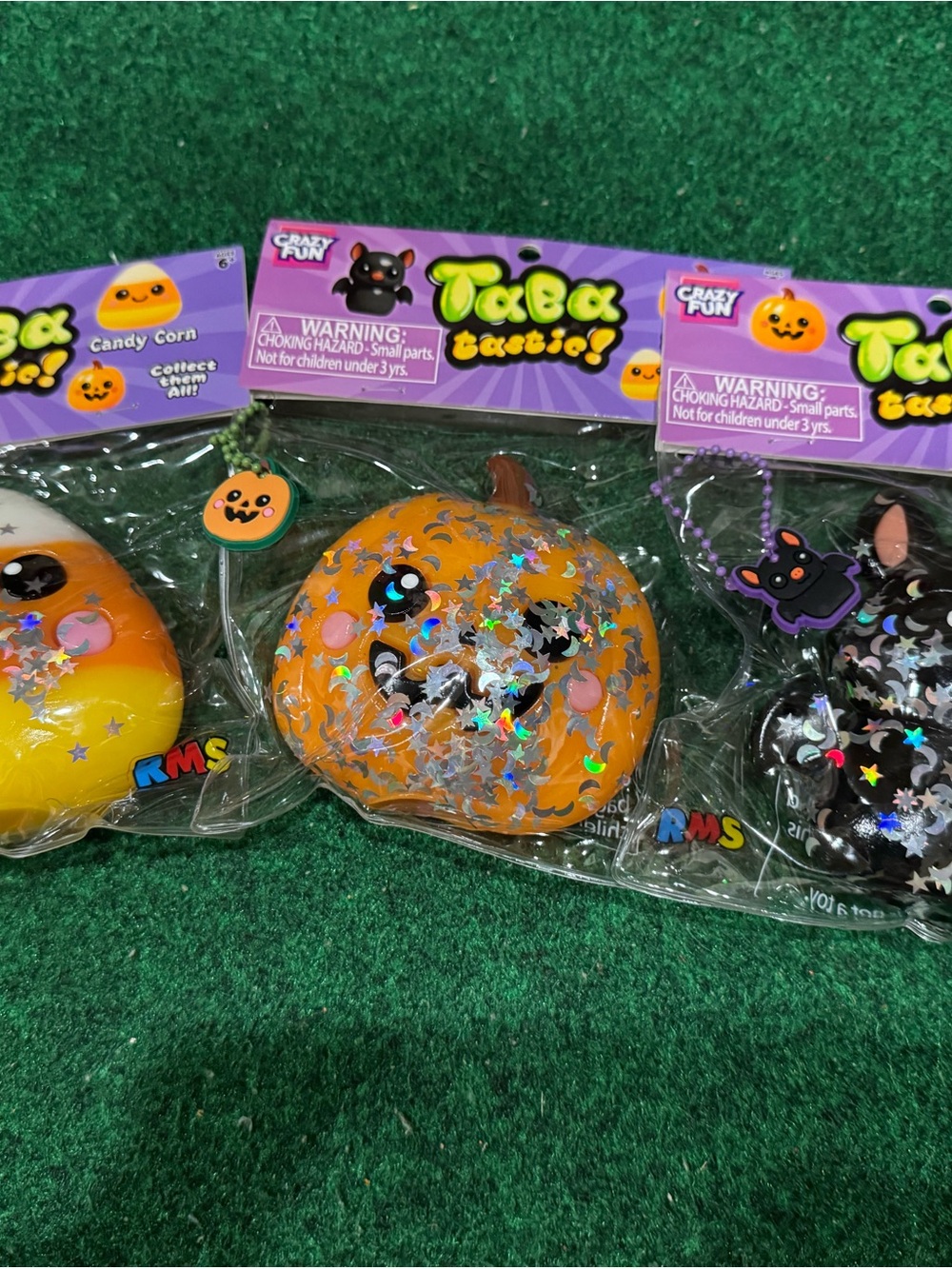 RMS Halloween Squishy Toy (Candy corn,Pumpkin, Bat)